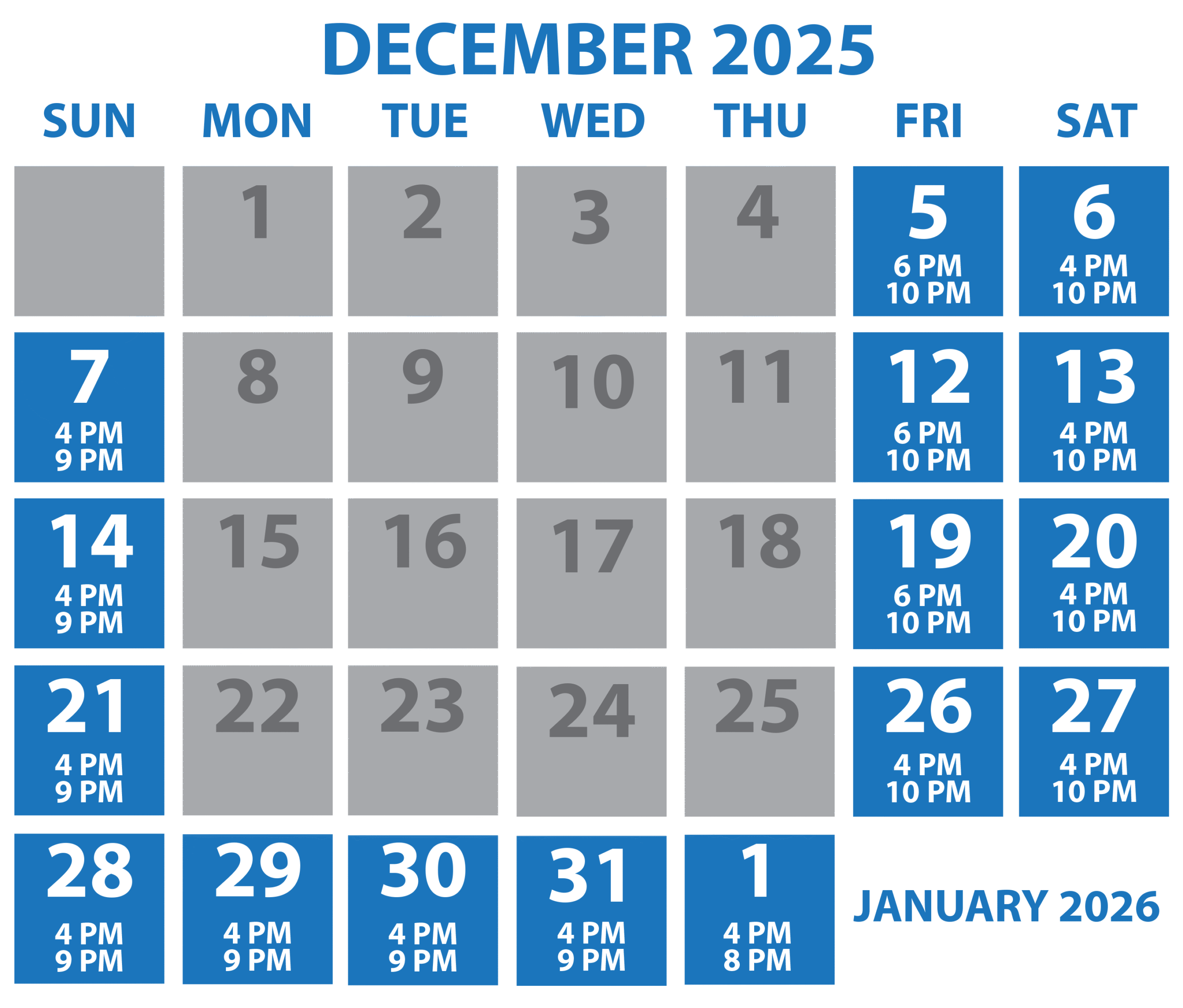 BWW 2025 calendar v3