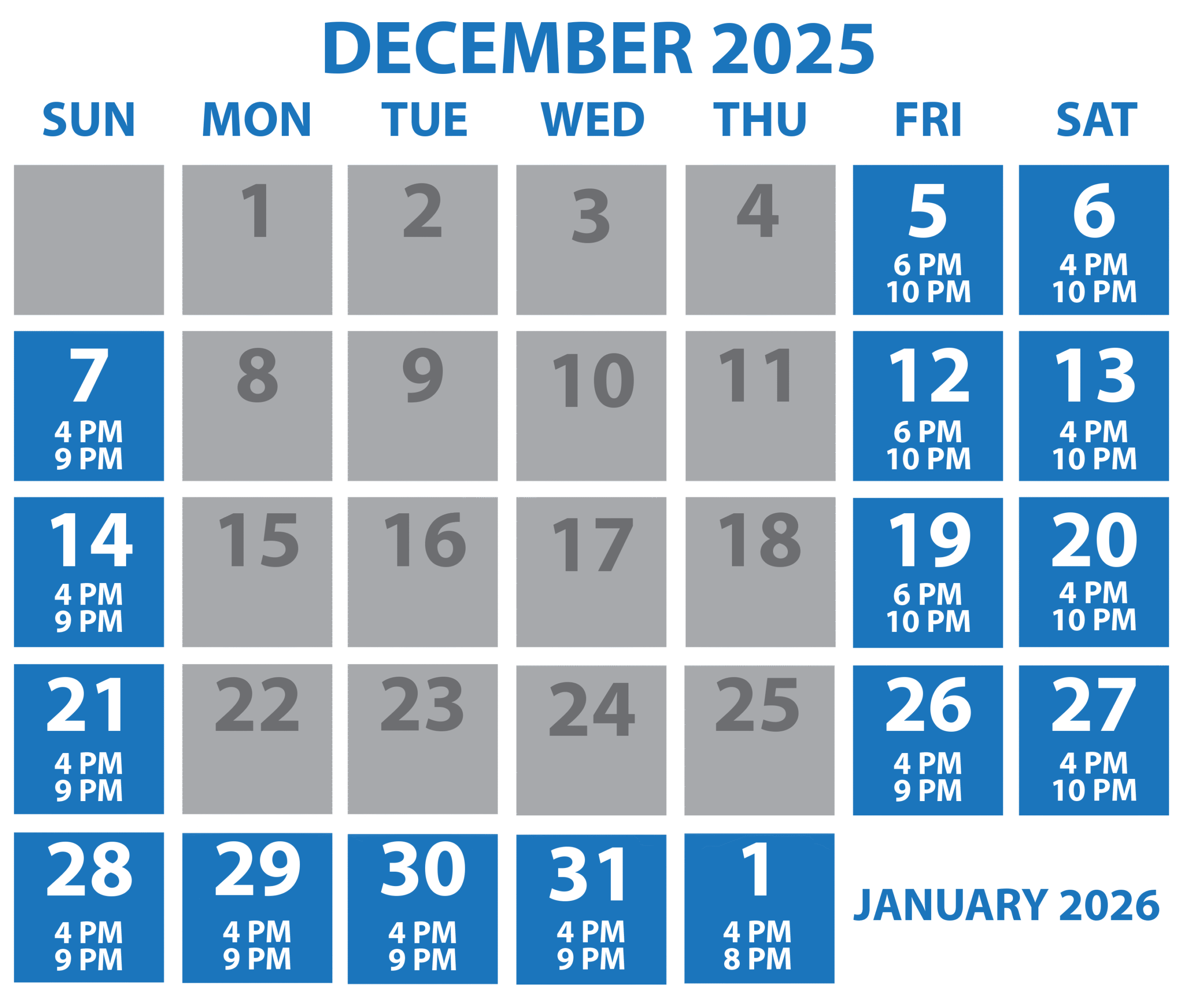 BWW 2025 calendar v3